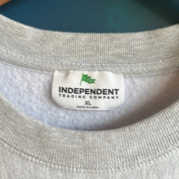 Letterman Sugar House reverse weave crewneck sweatshirt - Picture 4 of 6